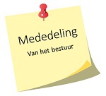 Mededeling bestuur