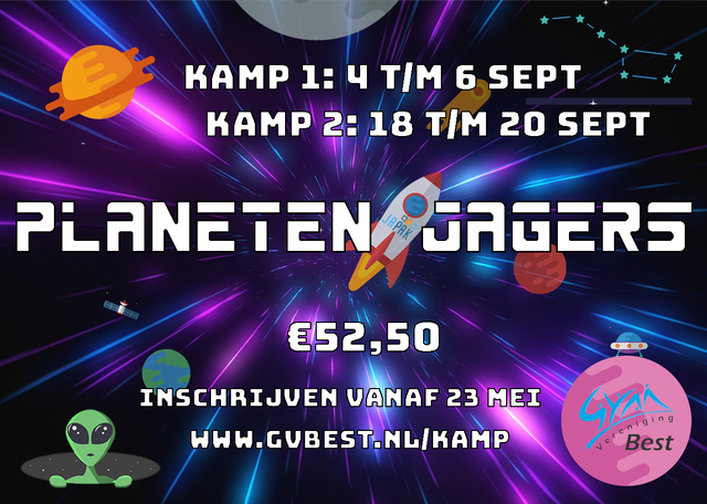Flyer kamp 2026