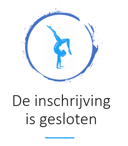 Inschrijving gesloten